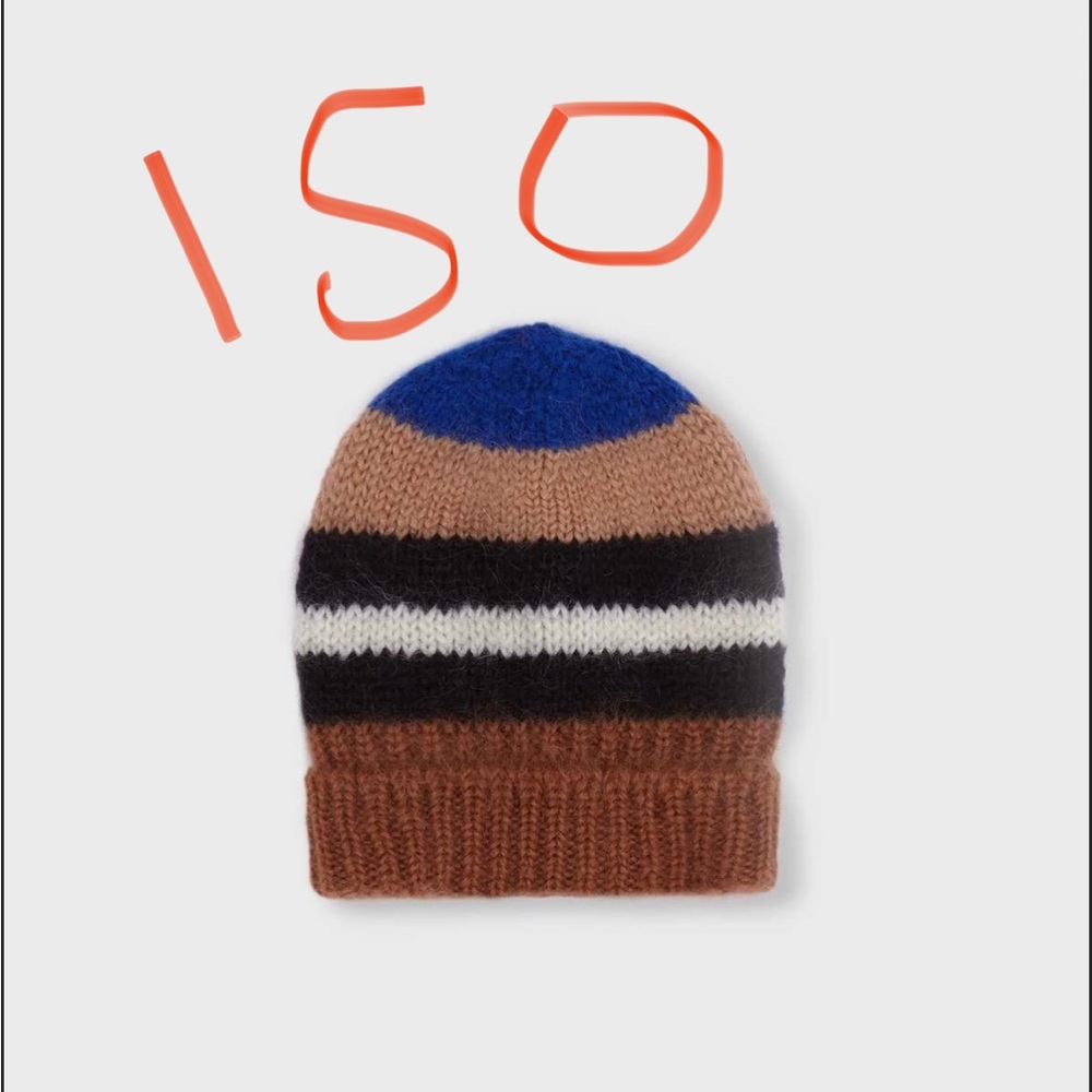 ISO Cordera Mohair Striped Beanie